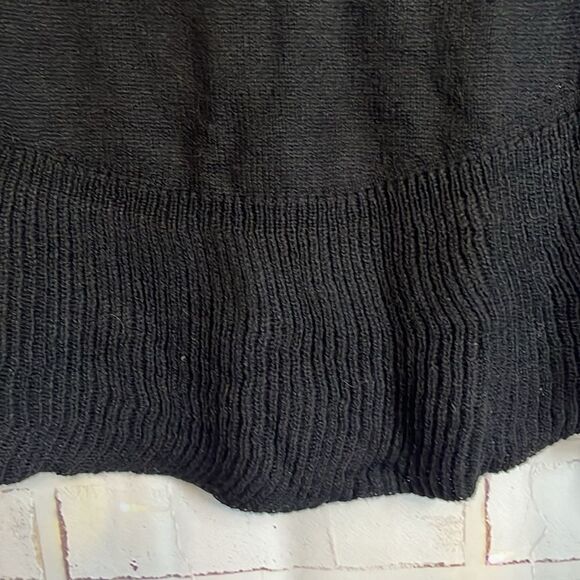 NWT STYLE & CO BLACK BELL FLARE SLEEVE AND WAIST SWEATER SIZE PP - Picture 4 of 12